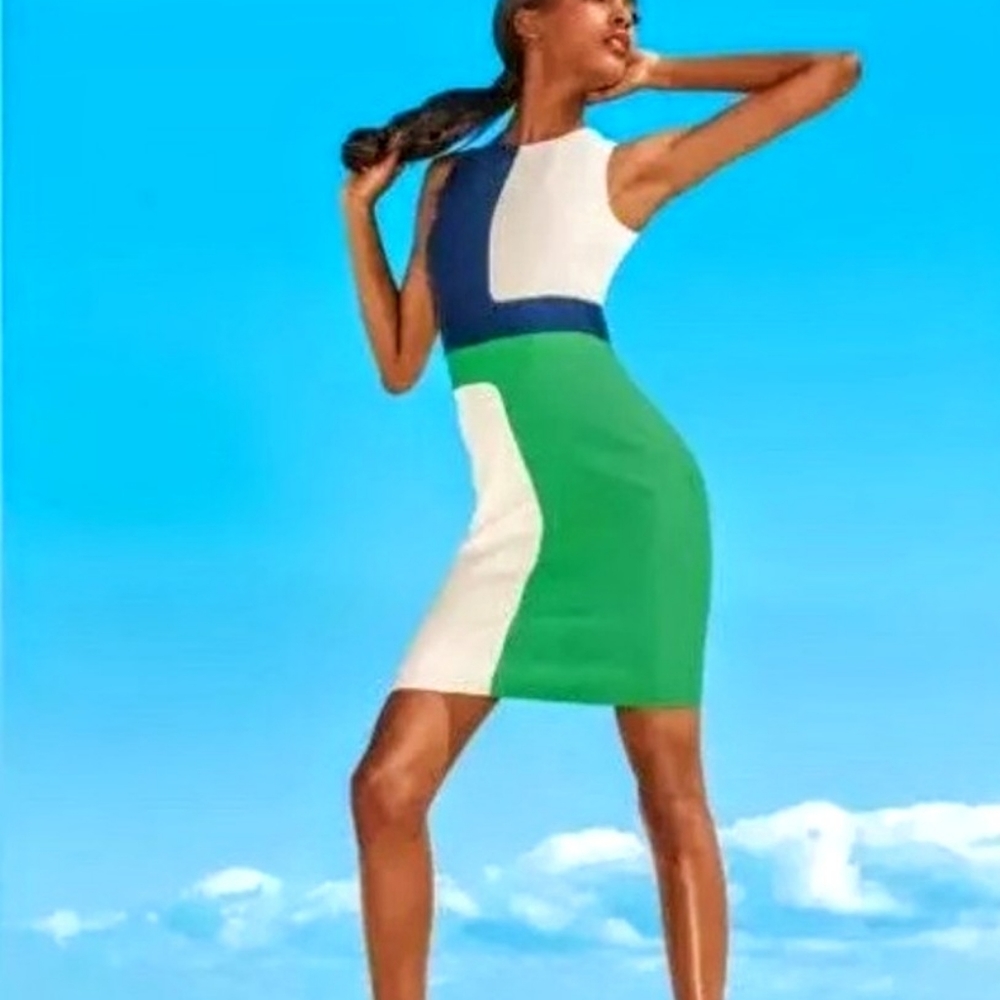 Michael Kors Made in Italy Colorblock Dress (2013 Runway Edition)